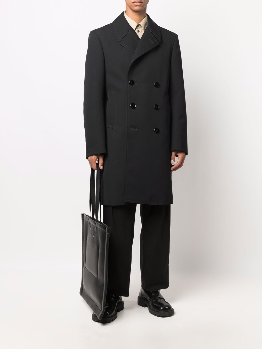 LEMAIRE DOUBLE BREASTED COAT