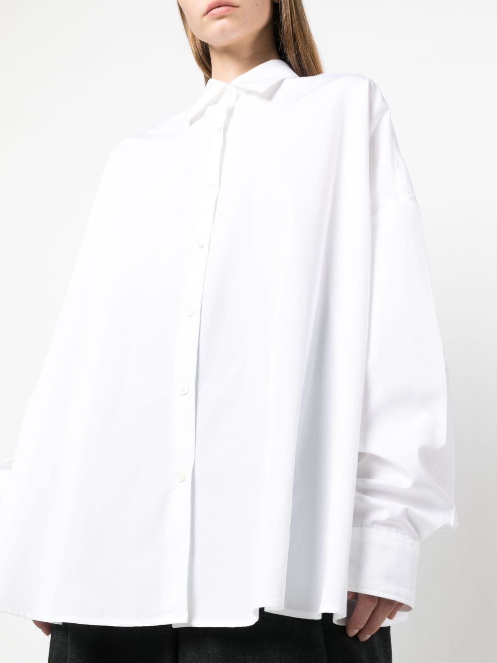 White casia long-sleeved shirt - - VAN DRIES NOTEN women