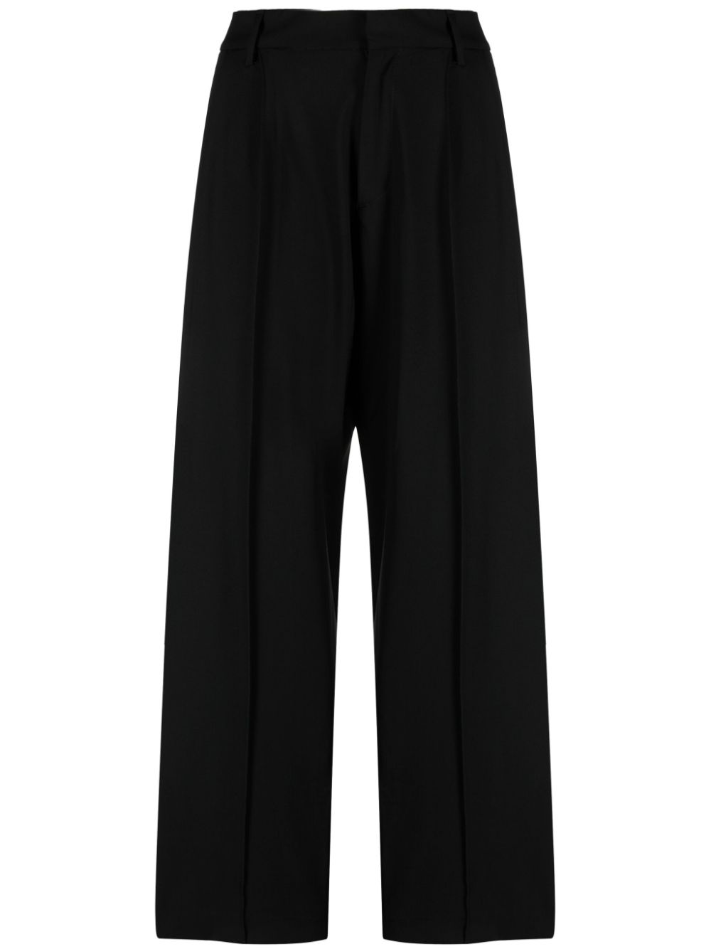 Black pleated trousers - women - GIUSEPPE DI MORABITO ...