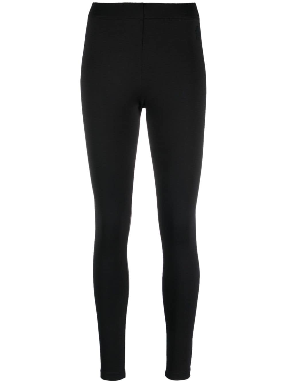 Black high-waisted leggings - women - MONCLER GRENOBLE