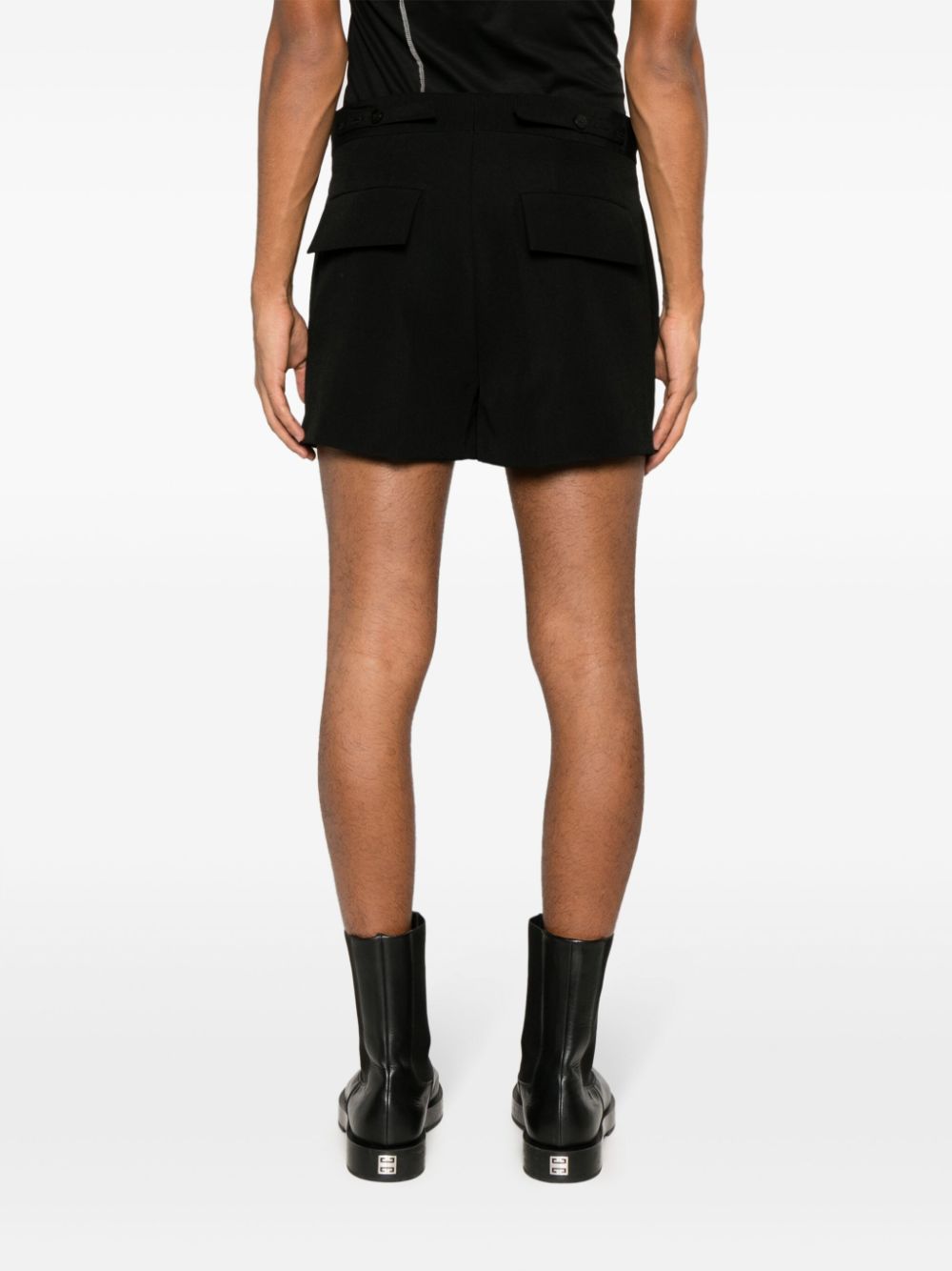 Black tailored short shorts - men - SAPIO - divincenzoboutique.com