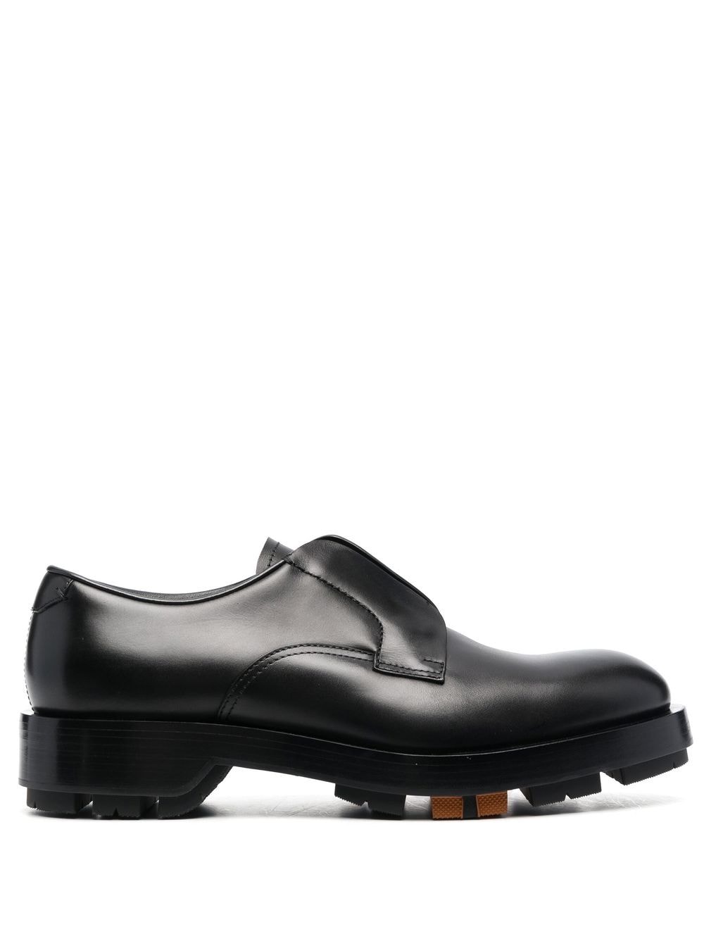 Classic shoes Ermenegildo Zegna - Smooth leather black Derby shoes -  A2606XMTSNER
