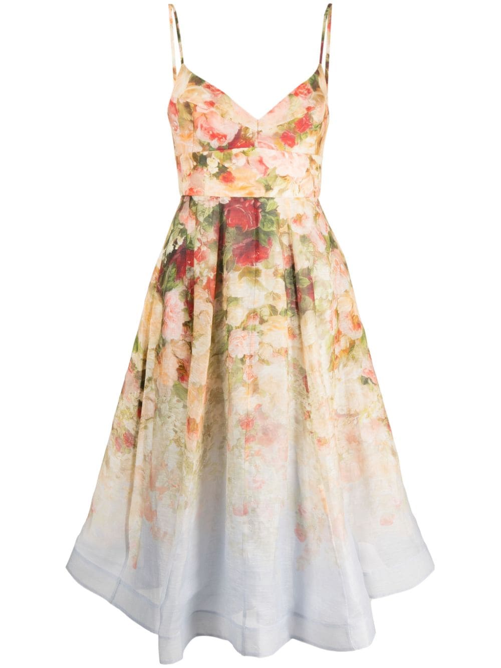 Multicolored luminosity picnic dress - women - ZIMMERMANN ...