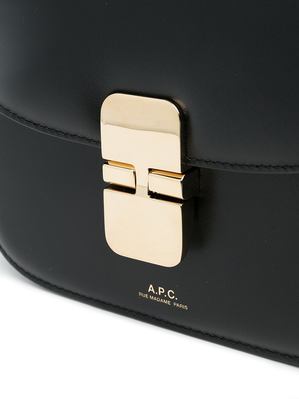 A.P.C. Grace Leather Mini Bag - Black for Women