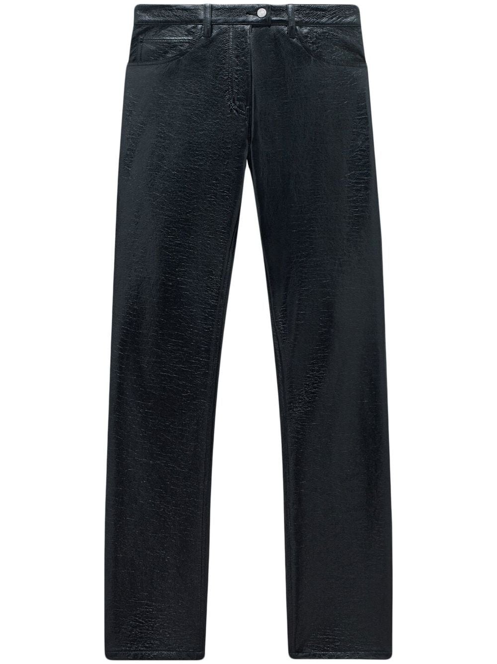 Pantaloni a vita alta in nero - donna - COURRÃˆGES