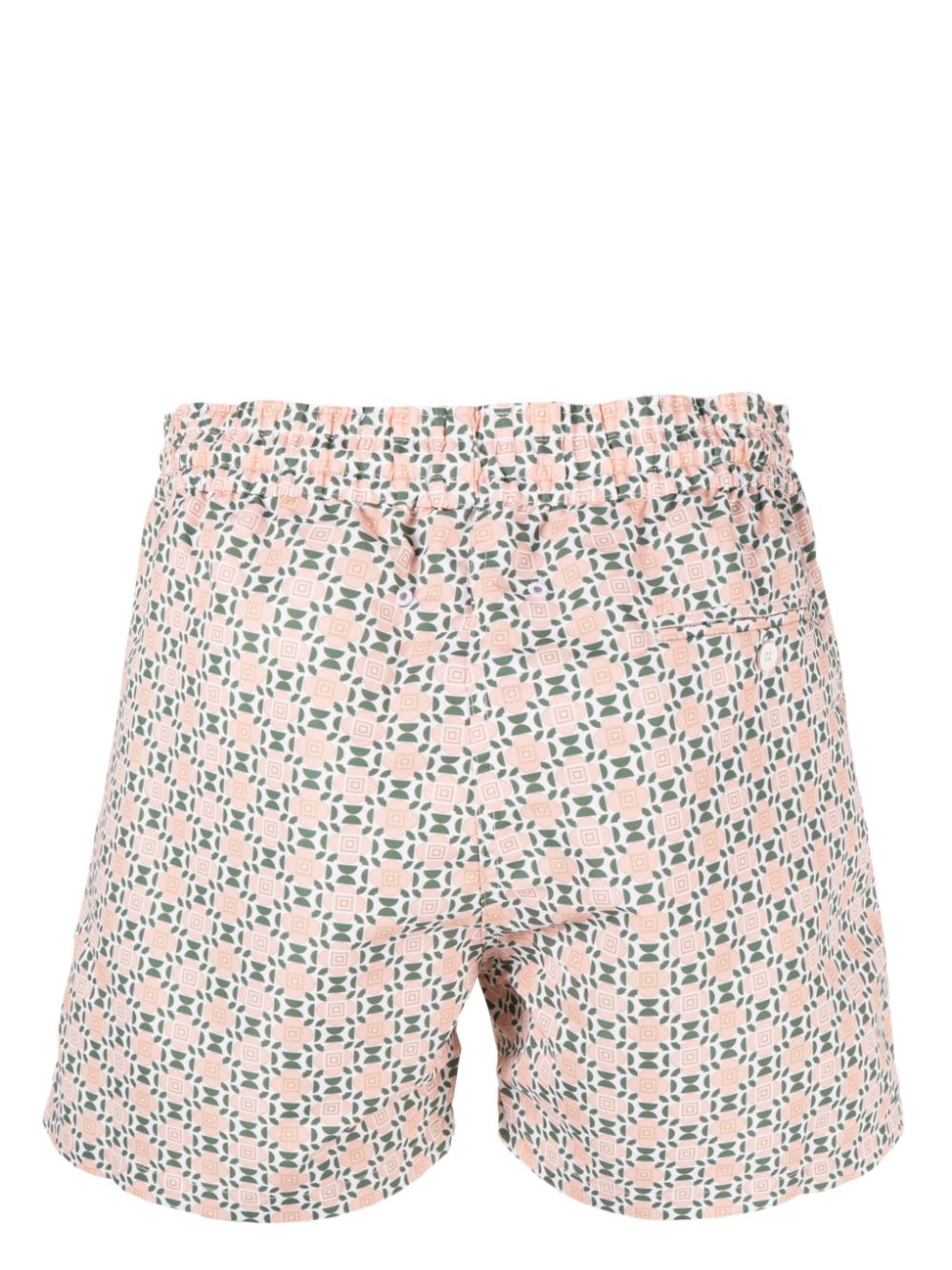 Printed Swim Shorts in Orange - Frescobol Carioca