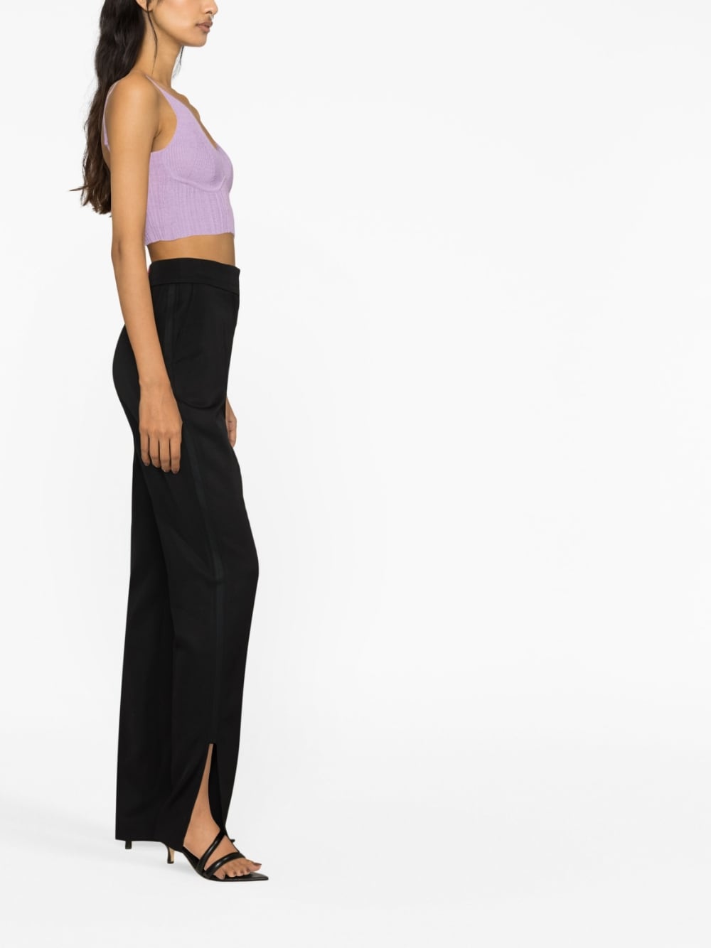 Black le pantalon tibau trousers - women