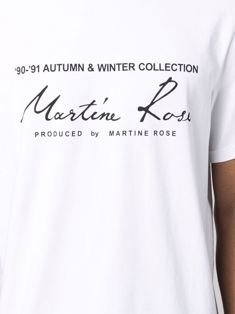 Martine Rose Classic Short Sleeve T-Shirt - Ss23-603jc-blk - Sneakersnstuff  (SNS)