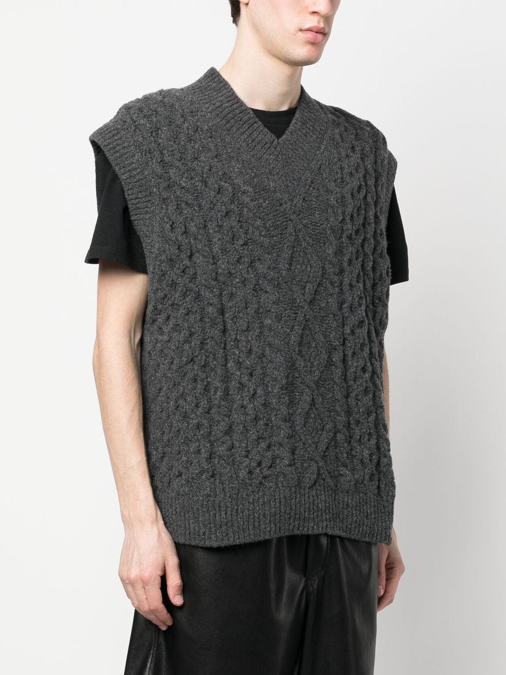 Grey on sale knit vest