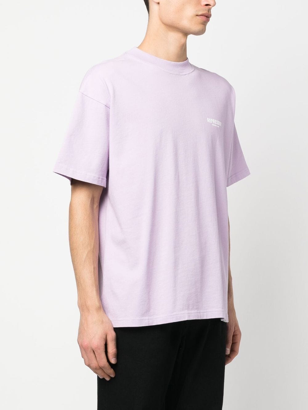 Liliac logo-print shortsleeved T-shirt - men - REPRESENT ...