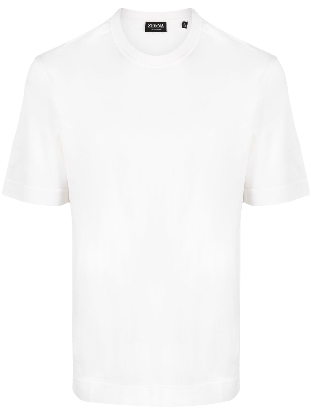 White crew-neck T-shirt - men - ZEGNA - divincenzoboutique.com