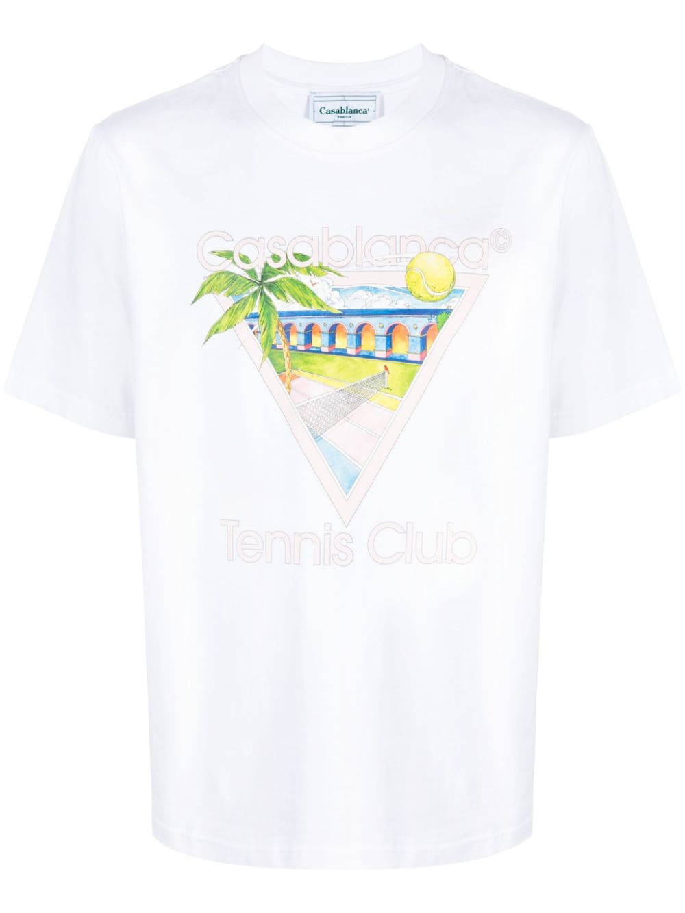 White Tennis Club Icon jersey T-shirt ? men - CASABLANCA 