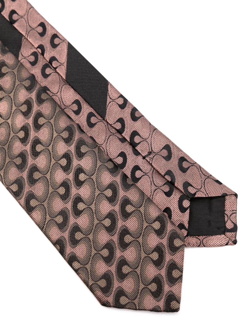 Cravatta con stampa jacquard multicolore - uomo - DRIES VAN NOTEN