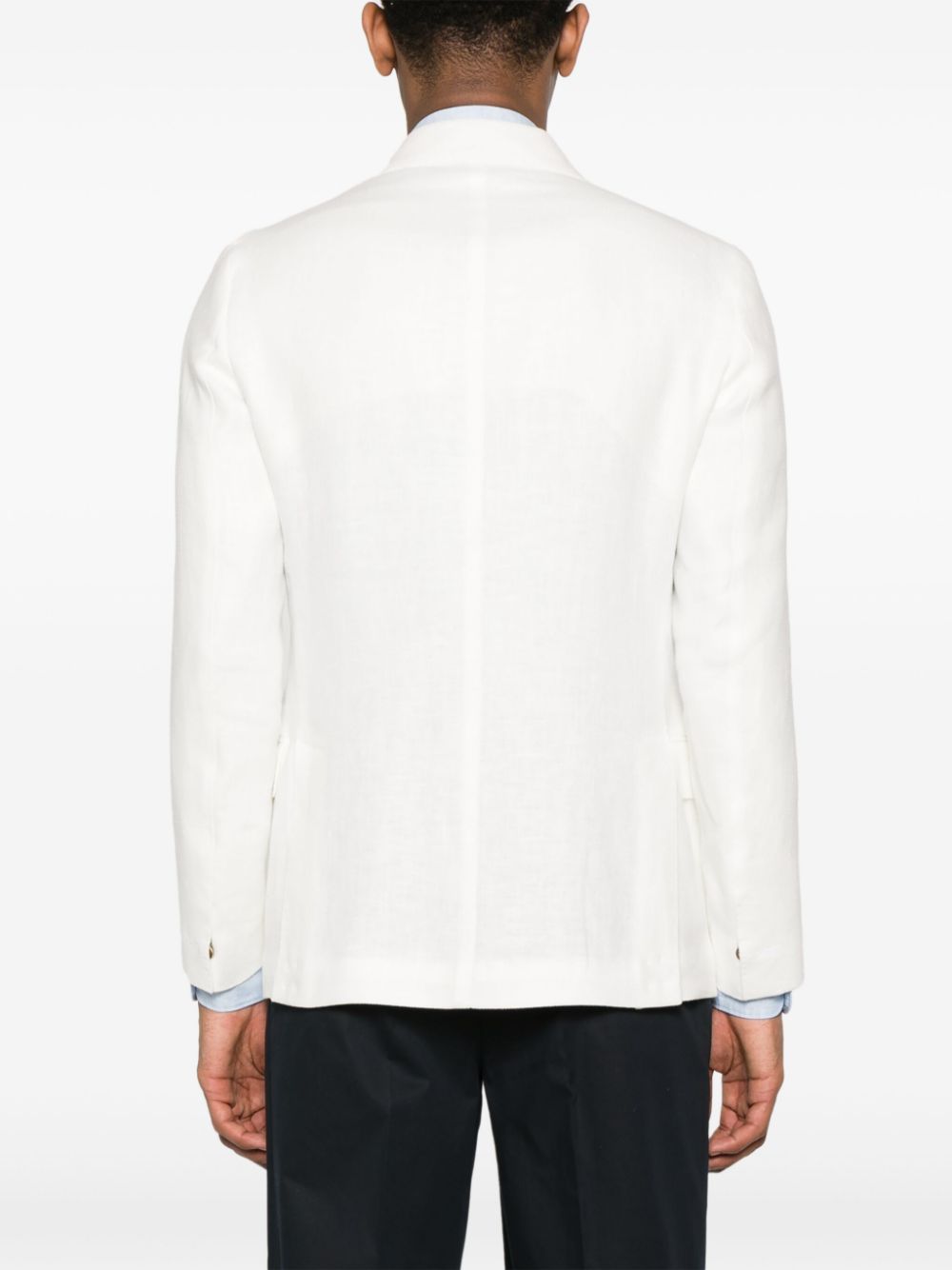 White double-breasted blazer - men - ELEVENTY - divincenzoboutique.com