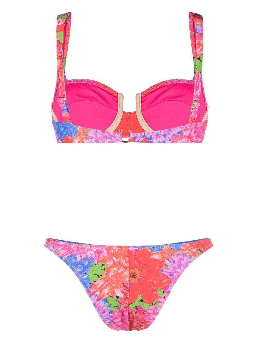 Multicolour Brigette floral-print bikini Reina Olga - women - REINA ...