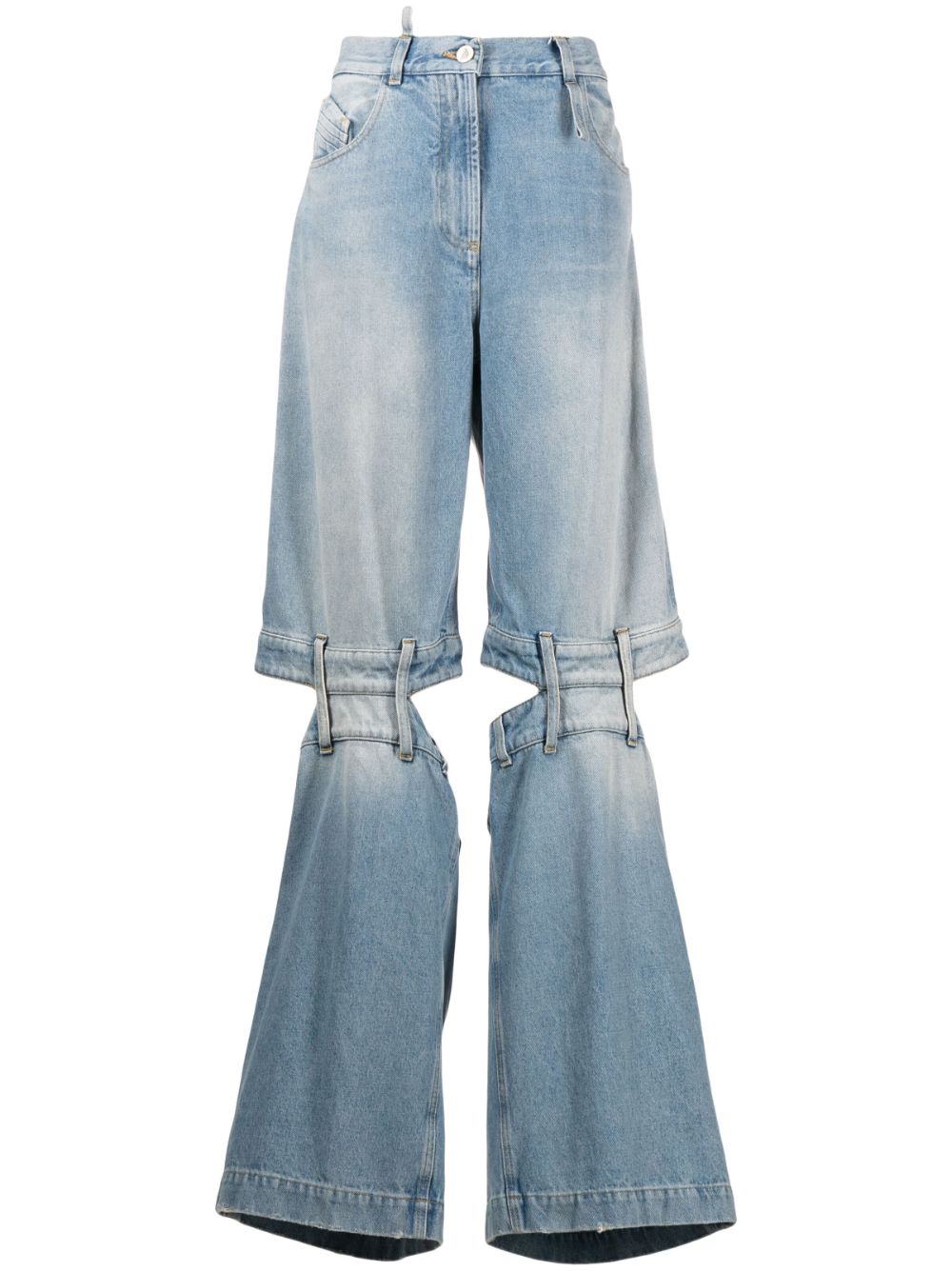 Blue Ashton Cut-out Jeans Women