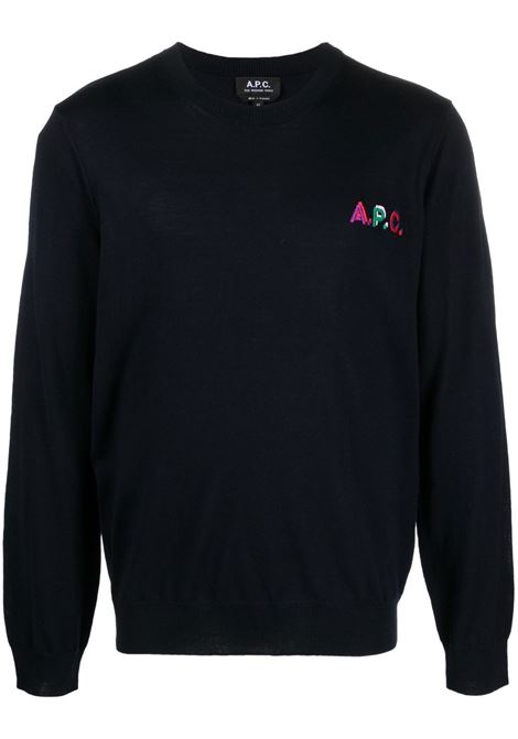 logo sweater-men A.P.C. | WOAOCH23145IAK