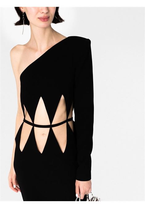 Black cut-out one-shoulder dress - women  MONOT | MONOTFW22893BLK