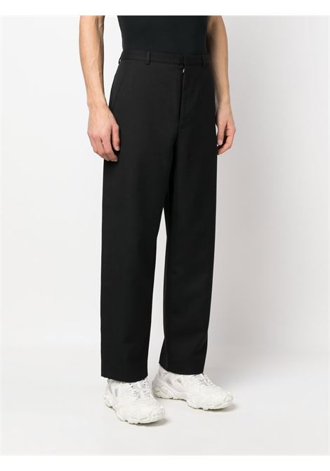 Black wide-leg tailored trousers - men ACNE STUDIOS | BK0514900