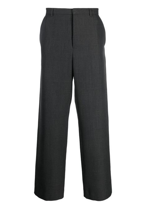 Grey wide straight-leg trousers - men ACNE STUDIOS | BK0514AFK