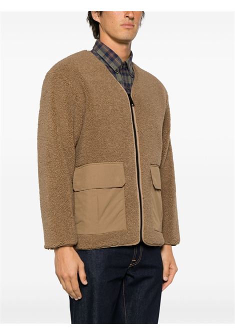 Brown Devin Liner shearling padded jacket - men CARHARTT WIP | I0322441CMXX