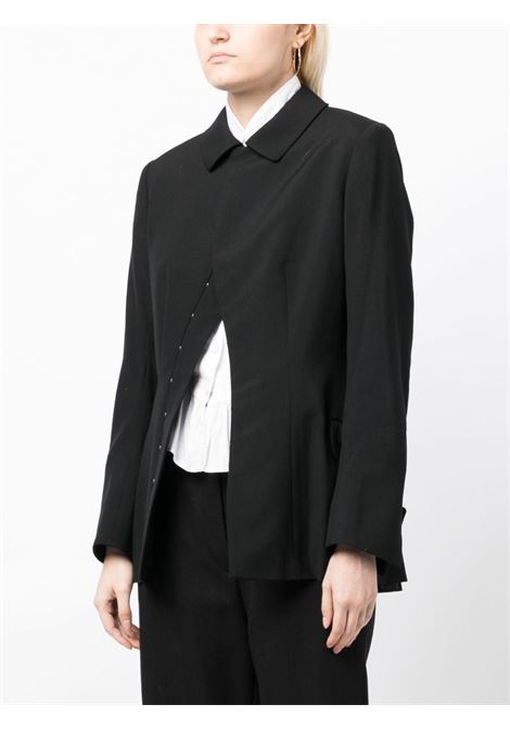 Black classic-collar blazer - women  COMME DES GARCONS COMME DES GARCONS | RLJ0031