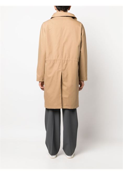 Beige oversized-collar trench coat - men COSTUMEIN | V097101