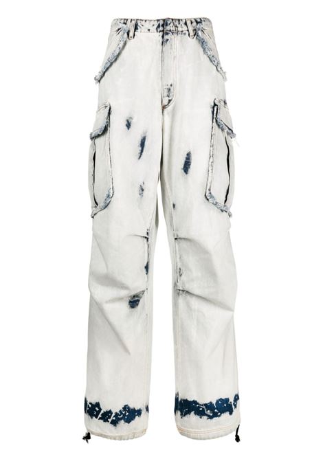 Jeans Cargo Vivi in blu e bianco - donna DARKPARK | WTR01DBL01W1W401