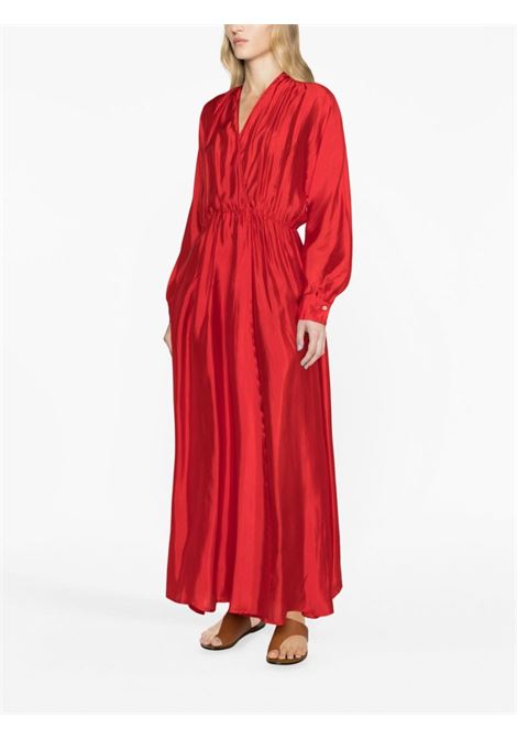 Red flared maxi dress - women  FORTE FORTE | 107022573