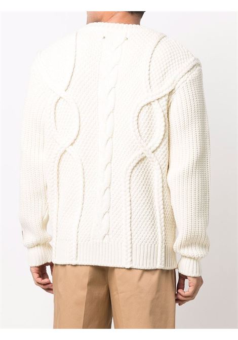 Off-white cable -knit sweater - men  GOLDEN GOOSE | GMP00842P00066410715