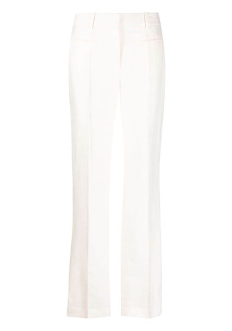 White slit flared trousers - women HELMUT LANG | N04HW204C05