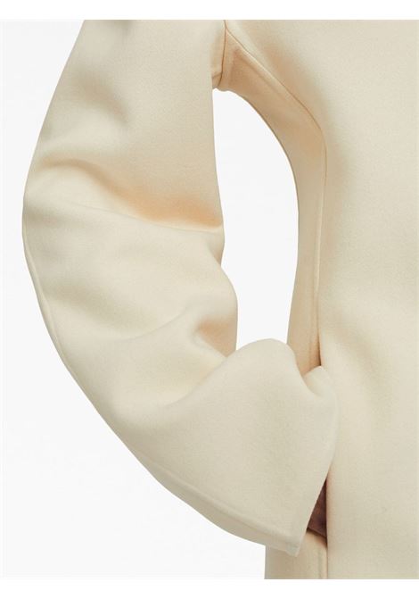 Cream long-sleeved coat - women JIL SANDER | J02AA0116J40035109