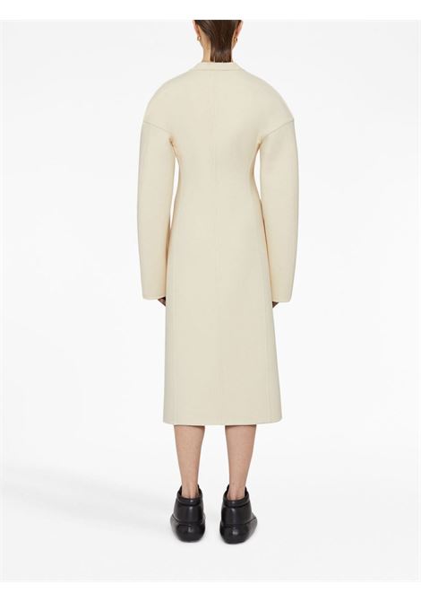 Cream long-sleeved coat - women JIL SANDER | J02AA0116J40035109