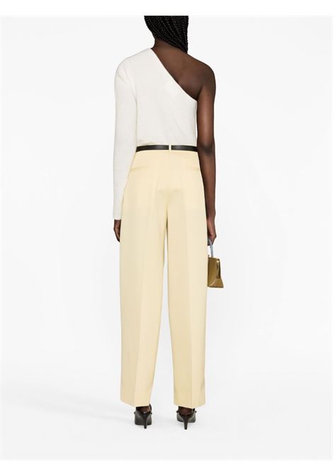 Pantaloni con cintura in giallo - donna JIL SANDER | J02KA0152J40021740
