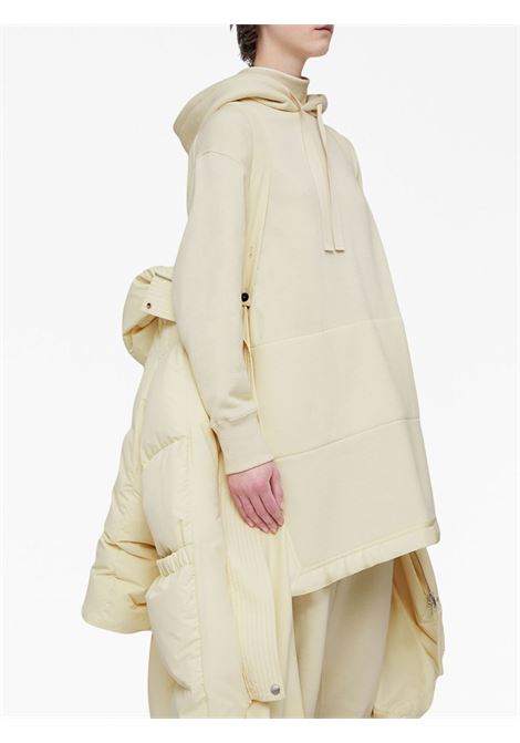 Beige hooded quilted down coat - women  JIL SANDER | J40AF0125J74276279