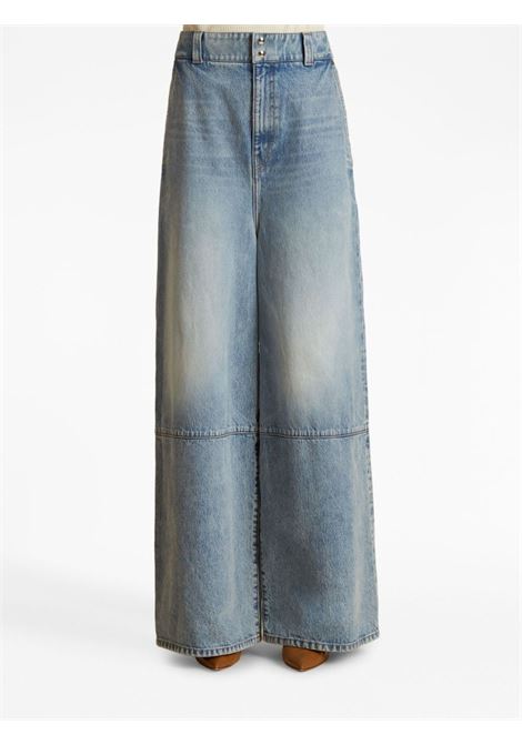 Jeans a gamba ampia in blu - donna KHAITE | 1118908094094