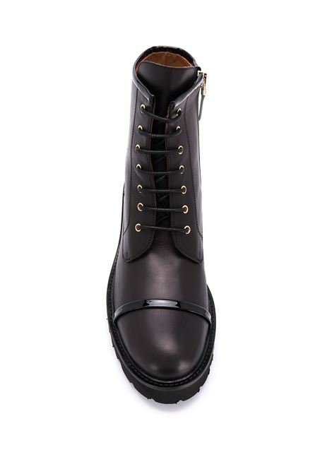 Black chunky lace-up boots - women MALONE SOULIERS | BRYCE1BLK
