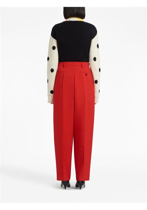 Red Tropical tailored trousers - women MARNI | PAMA0449U0TW83900R64