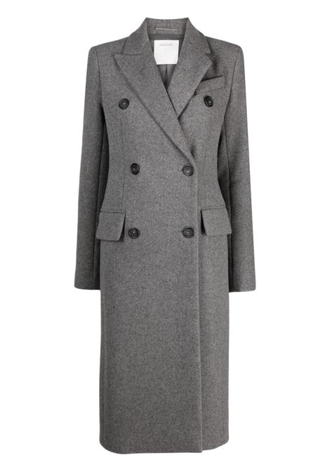 Grey adua double-breasted coat - women  MAXMARA SPORTMAX | 2320160333600001