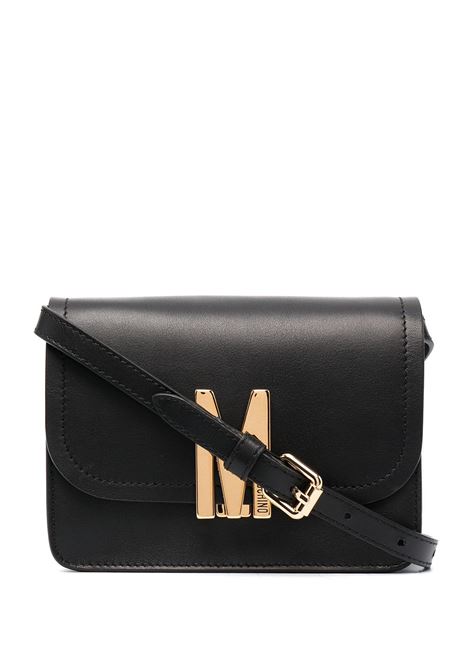 Black M logo-plaque bag crossbody - women MOSCHINO | A749480080555