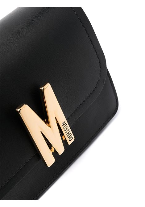 Black M logo-plaque bag crossbody - women MOSCHINO | A749480080555