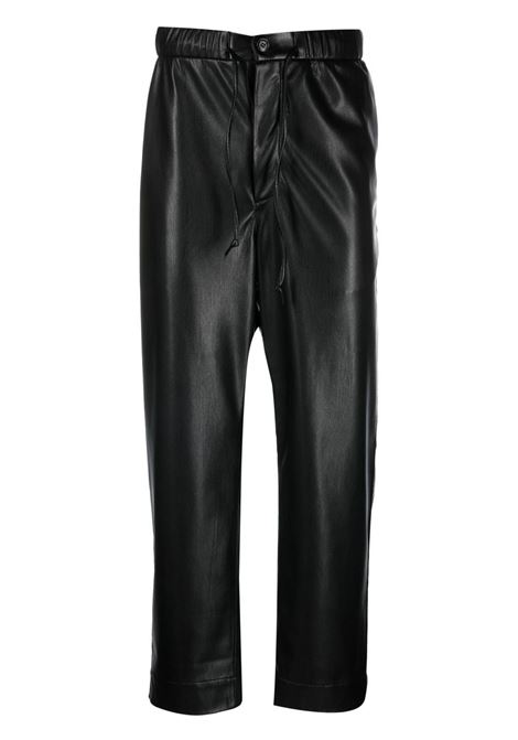 Black Maven straight-leg trousers - women NANUSHKA | NM22CRPA00199BLK