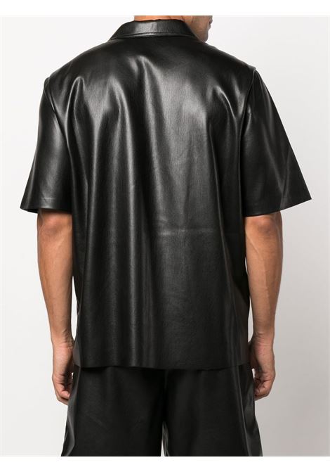 Black chest-pocket shirt - men  NANUSHKA | NM22CRSH00199BLK
