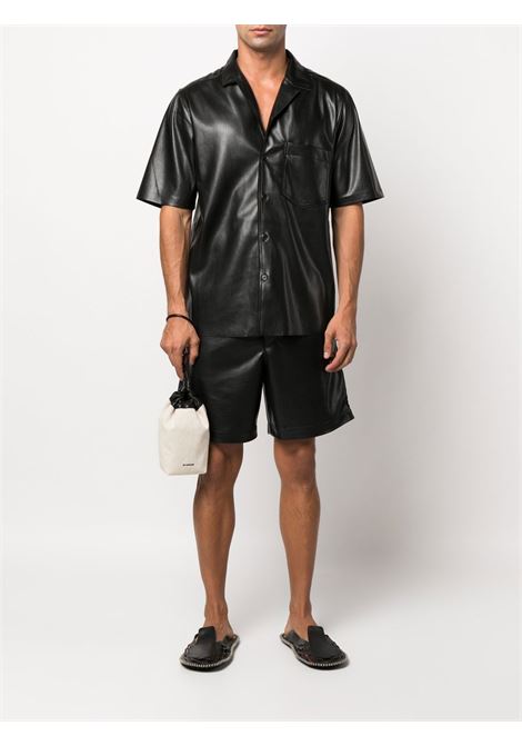 Camicia con taschino in nero - uomo NANUSHKA | NM22CRSH00199BLK