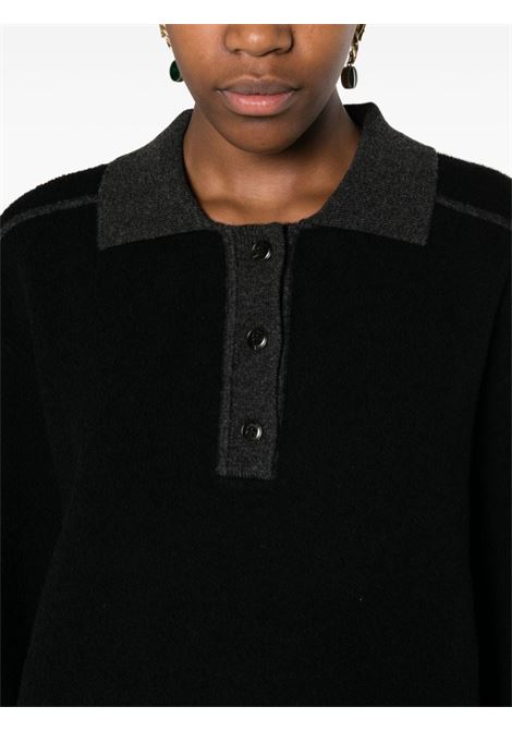 Black button-fastening jumper - women NANUSHKA | NW23FWSW00197CHRCL