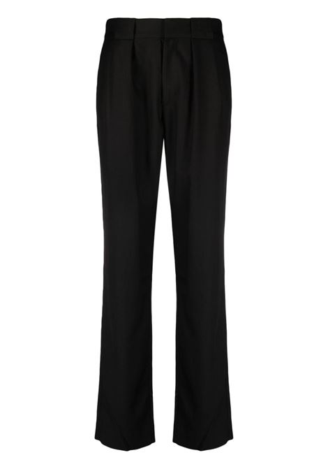 Black pleat-detail tailored trousers - women PROENZA SCHOULER WHITE LABEL | WL2336167001