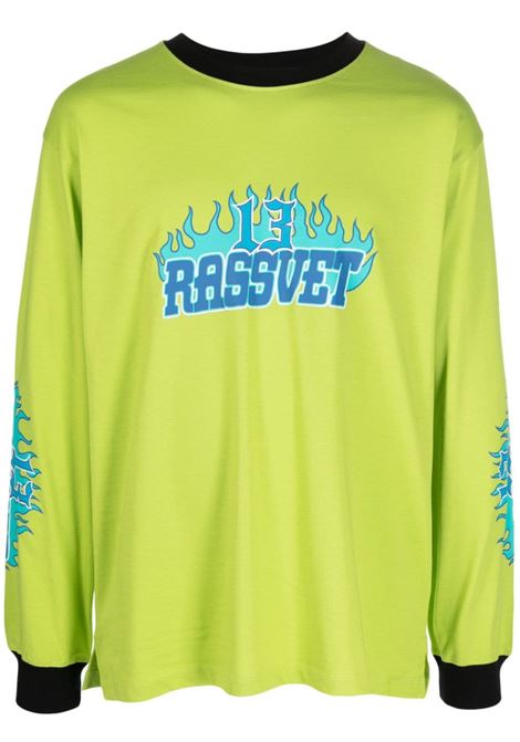 Green Rassvet T-shirt - men RASSVET | PACC13T0133