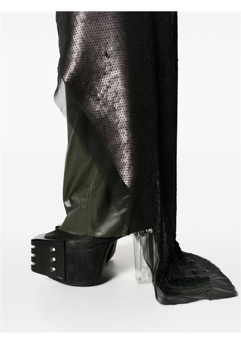 Black sequin-embellished top - women  RICK OWENS | RO02C1155SEM10999