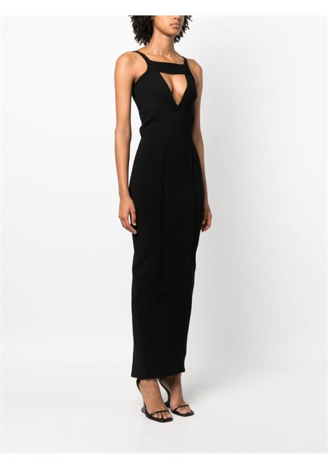 Black cut-out sleeveless maxi dress - women RICK OWENS | RP02C1689KST09