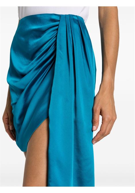 Minigonna Mae drappeggiata in blu - donna SIMKHAI | 4233019QBL